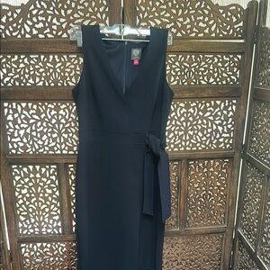 Vince Camino Elegant Navy Sleeveless Dress